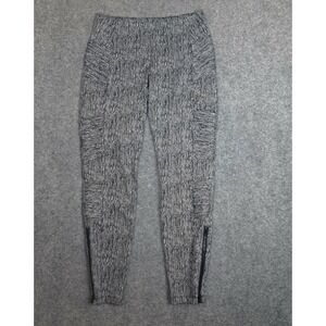 Athleta Women's Delancey Herringbone Leggings Pants Size Medium With Zip Pockets